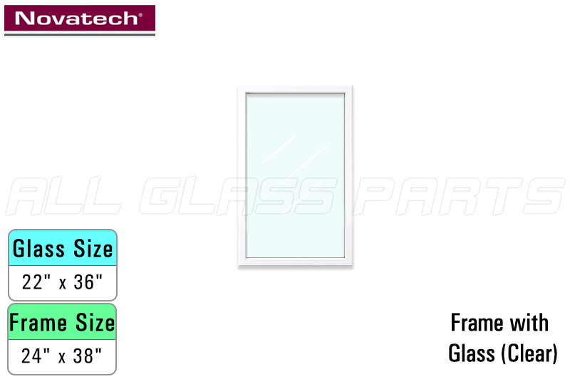 すー　エクリュ36サイズ Resin Doorglass Frame & Glass Size 22