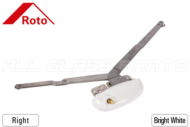 Dual Arm Casement Window Operator Right Stainless Steel