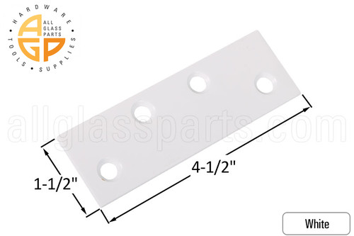 Butt Hinge Filler Plate (White)
