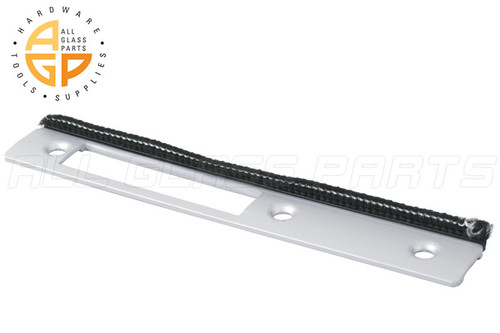 Maximum Security Face Plate (for 11-2001 Series) (Face Shape Radius Weatherstrip) (Left) (Silver)