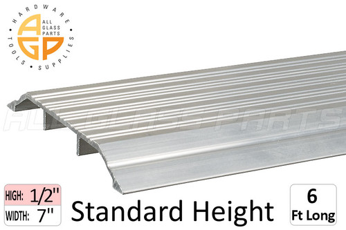 Threshold (Standard Profile) (1/2" High) (7'' Width) (6' Length) Threshold (Standard Profile) (1/2" High) (7'' Width) (6' Length)