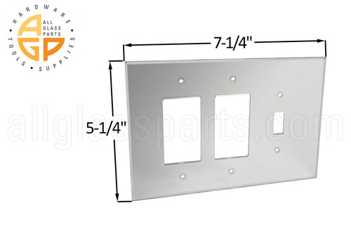Triple Mirror Plate (Decora (2) - Toggle)