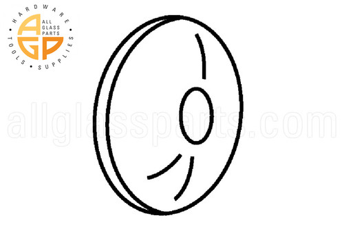 Rosette (3/4") (Chrome)