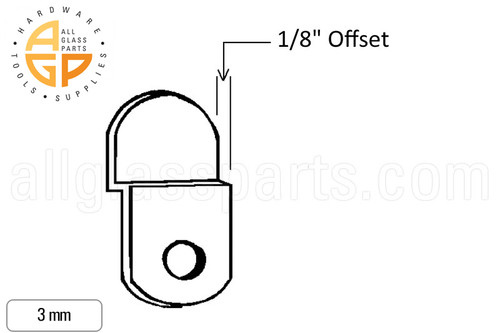 Offset Mirror Clip (3 mm)