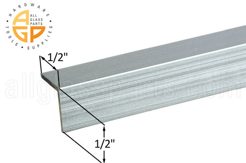 Angle Bar (Bright Chrome) (1/2'' x 1/2'')