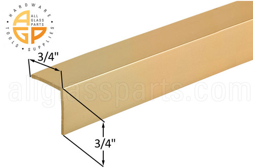 Angle Bar (Bright Gold) (3/4'' x 3/4'')