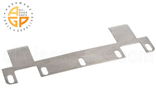 Out-Swing Adjustable Strike Plate (Satin Chrome)