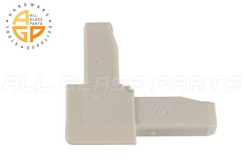 3/8" Window Screen Corner (Flanged) (Beige)