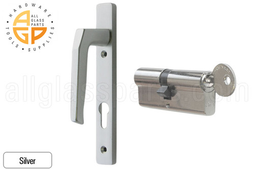 Multi-Point Door Handles (Silver) (With Key)