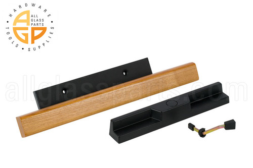 Sliding Glass Door Handle (3-15/16" Hole Spacing) (Black)