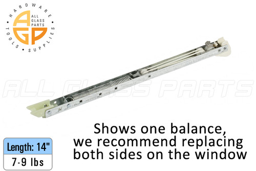 Window Sash Balances (Spring) (Lbs. 7-9) (Length: 14'')