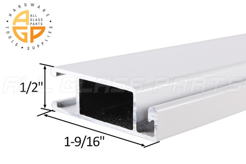 Standard Extruded Sliding Screen Door Bar (White)