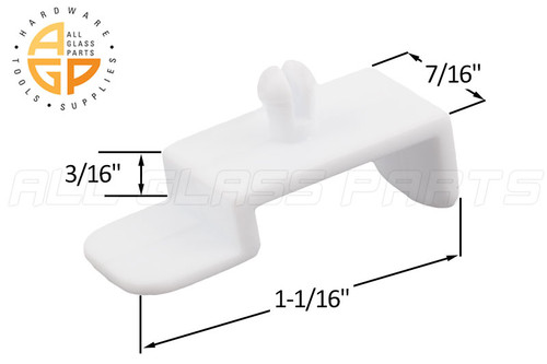 Screen U-Clip (1-1/16'' Length) (White) Screen U-Clip (1-1/16'' Length) (White)