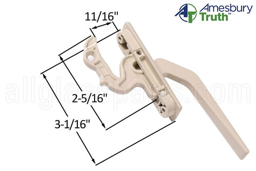 Locking Handle (Truth Hardware 24.25) (Beige)