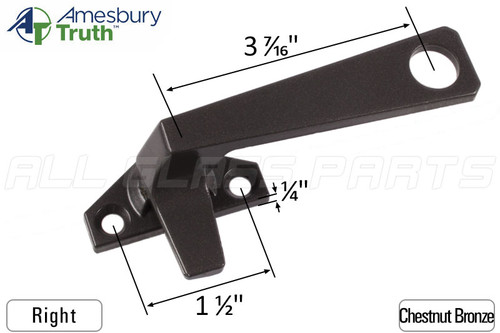 Cam Handle (Offset Base) (Pole Operated) (Truth Hardware 25.70) (Chestnut Bronze) (Right)