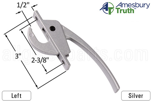 Locking Handle (Truth Hardware 24.11) (Silver)