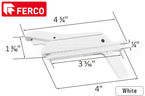 Multi-Point Locking Handle (White)