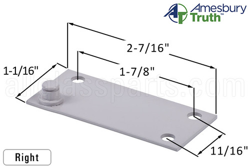 Stud Bracket (Truth Hardware 'Dyad' 10456, 10457) (Right)