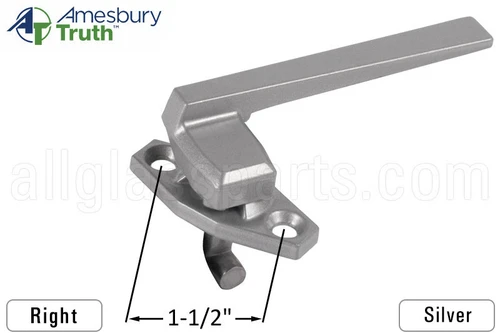 Cam Handle (Concealed Pawl) (Truth Hardware 'Trimline' 27.20) (Silver) (Right)