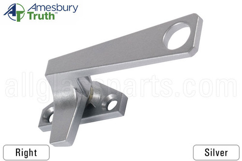 Cam Handle (Offset Base) (Pole Operated) (Truth Hardware 25.70) (Silver) (Right)