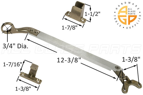 Push Bar Operator (12-3/8 inches length) (Left)