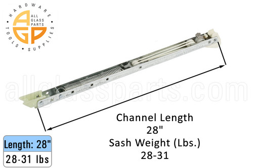 Window Sash Balances (Spring) (Lbs. 28-31) (Length: 28'') (27F)