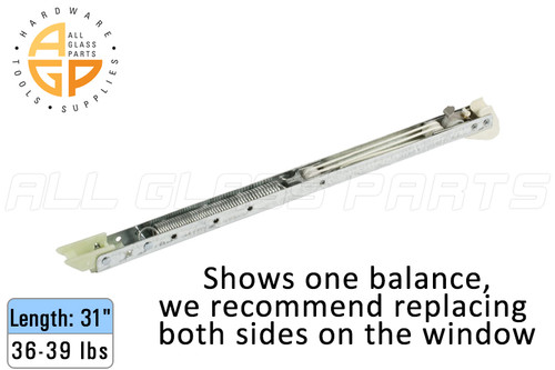 Window Sash Balances (Spring) (Lbs. 36-39) (Length: 31'')