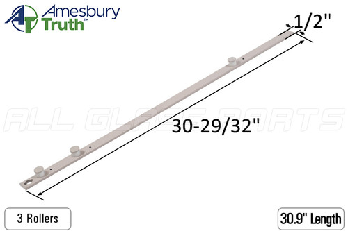 Tie Bar for Interlock Roller System (Truth Hardware) (3 Roller) (Length 30.9 inches)