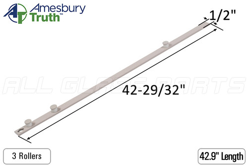 Tie Bar for Interlock Roller System (Truth Hardware) (3 Roller) (Length 42.9 inches)