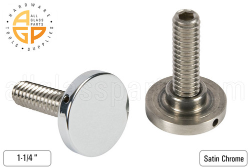 Standoff Cap (1-1/4" Diameter) (Satin Chrome)