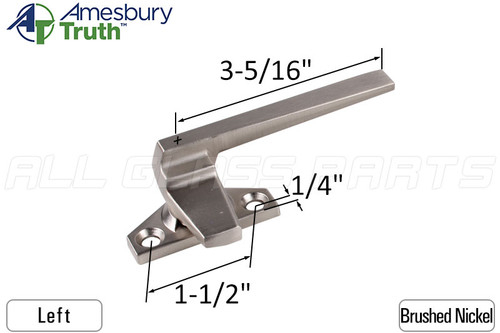 Cam Handle (Left) (Truth Hardware) (Brushed Nickel)