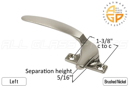 Cam Handle (Left) (Brushed Nickel)