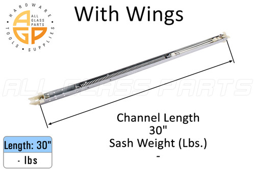 Window Sash Balances (Spring) (w Wings) (Length: 30'') Window Sash Balances (Spring) (w Wings) (Length: 30'')
