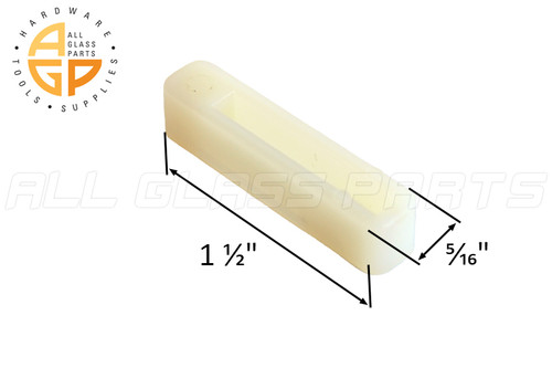 Aluminum Top Sash Guide C/W Spring 