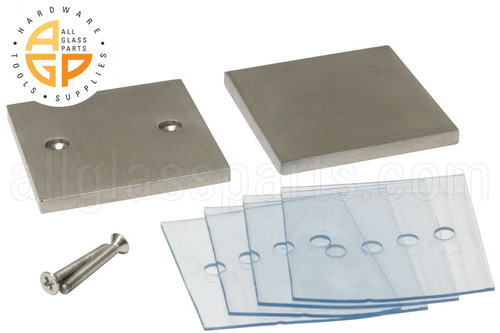 Mall Clip (Square In-line) (Brushed Stainless)