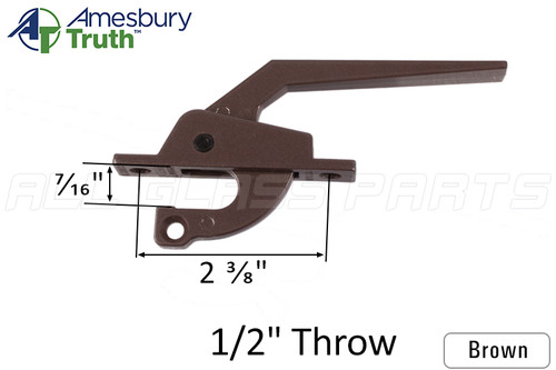 Locking Handle (Truth Hardware 24.13) (Brown) (1)