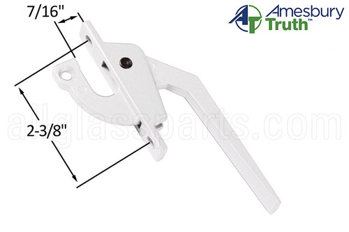 Locking Handle (Truth Hardware 24.13) (White)