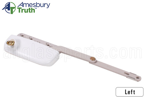 Split Arm Casement Window Operator (Truth Hardware 'Ellipse Dyad' 59.05) (4" Arm) (Left) (White)
