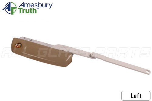 Split Arm Casement Window Operator (Truth Hardware 'Maxim' 'Dyad' 50.50) (Left) (Coppertone)