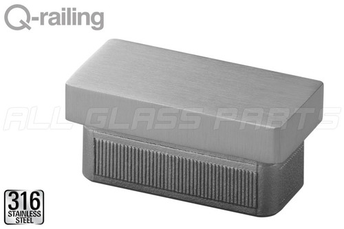 Square Line End Cap 2.36'' X 1.18'' (60Mm X 30Mm) Easy Hit (Outdoor)