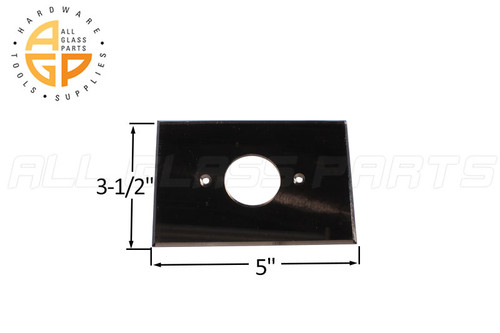 Single Mirror Plates (1-1/2'' Diameter hope) (Bronze) Single Mirror Plates (1-1/2'' Diameter hope) (Bronze)