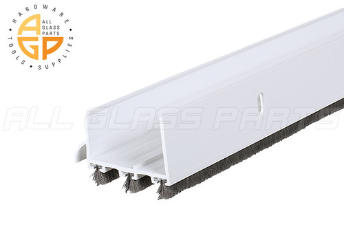 Door Shoe with Rain Drip (1-3/4'' Width) (1-1/8'' Height) (32'' Length) (White) Door Shoe with Rain Drip (1-3/4'' Width) (1-1/8'' Height) (32'' Length) (White)