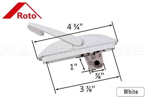 Pro Handle (Roto Hardware) (33 mm) (White)