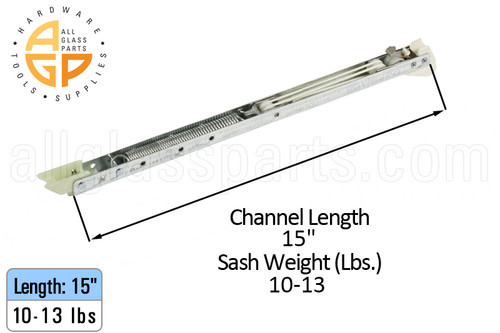 Window Sash Balances (Spring) (Lbs. N/A) (Length: 15")