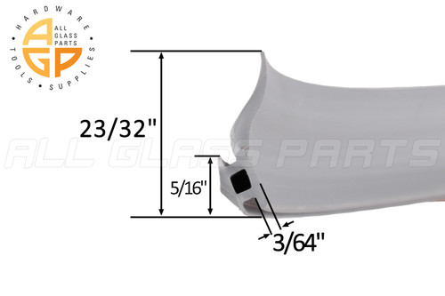 Glazing Spline (5/16" Width) (Grey)