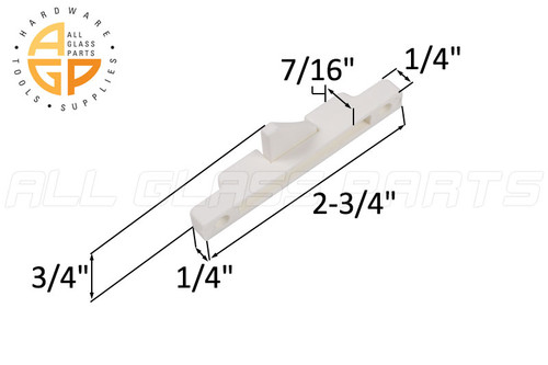 Night Latch (White) (2-3/4" Length)