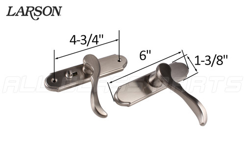 Storm Door Handle Set (Larson) (Brushed Nickel) Storm Door Handle Set (Larson) (Brushed Nickel)
