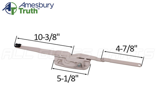 Dual Arm Casement Window Operator (Truth Hardware 'Encore') (Removable Cover) (Left) (Clip) Dual Arm Casement Window Operator (Truth Hardware 'Encore') (Removable Cover) (Left) (Clip)