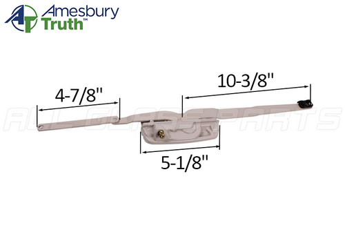 Dual Arm Casement Window Operator (Truth Hardware 'Encore') (Removable Cover) (Right) (Clip) Dual Arm Casement Window Operator (Truth Hardware 'Encore') (Removable Cover) (Right) (Clip)