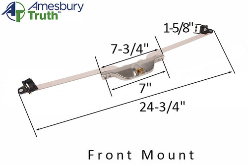 Awning Window Operator (Truth Hardware 22.10) (24-3/4" Pivot Shoe) (Brushed Nickel) Awning Window Operator (Truth Hardware 22.10) (24-3/4" Pivot Shoe) (Brushed Nickel)